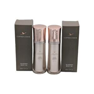 2-Pack Copper + Crane Silkening Body Oil 2oz / 60ML New Free Shipping!